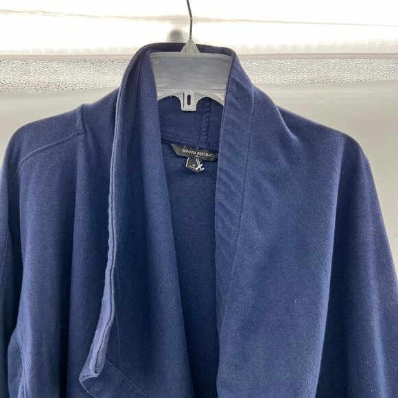Banana Republic Women's Open Front Jacket Blue Long Sleeve Size Small - Picture 2 of 9